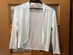ホワイト ボレロ 長袖 Mサイズのサムネイル
