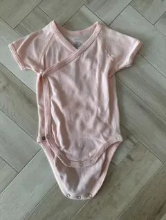 プチバトー　半袖あわせボディ　肌着　3m/60cm