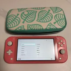 Nintendo Switch Lite 本体 コーラル キャリングケース付のサムネイル