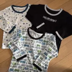 西松屋　男児長袖肌着　110cm 3枚セット