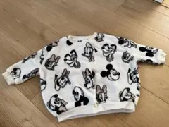 【美品】Littcリトシー♡ディズニー♡フェイス総柄　トップス♡90cm