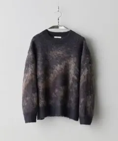 MOHAIR BLEND JACQUARD SHAGGY KNIT Mサイズ