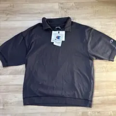 Champion ブラック ポロシャツ