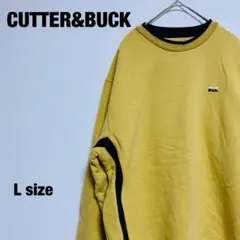 カッターアンドバック CUTTER&BUCK トレーナー イエロー Lサイズ