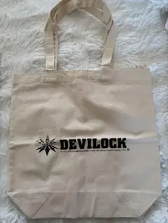 ★新品　DEVILOCK ロゴ バッグ ベージュ