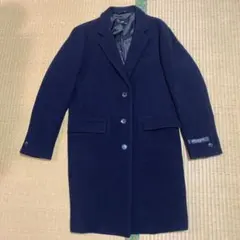 HARE ネイビー チェスターコート L