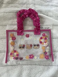 日焼けキティ1番くじ　クリアトートバック