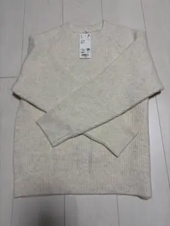 スフレヤーンセーター　160サイズ 白　ユニクロ