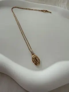 Cartier ロゴ ネックレス ピンクゴールド ダイヤのサムネイル