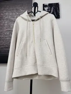 Spick＆Span ストレッチジップフードパーカー ブラウン試着のみ完売品