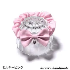 No.168 猫の首輪(ミルキーピンク)サイズ調整可能