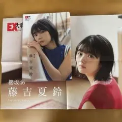 藤吉夏鈴　松田里奈　クリアファイル　ポスター