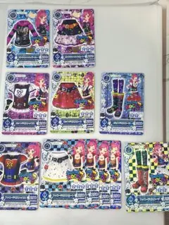 アイカツ カード 音城セイラ ピンクキャット ホットデビル ファニーデビル