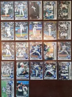 ToppsNow限定46枚①大谷山本佐々木PSコンプ＋イチロー②チーム③大谷RS