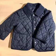 ネイビー キルティングジャケット