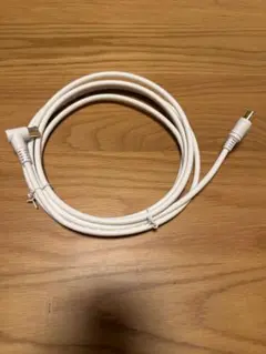 映像用ケーブル ホワイト L型コネクタ 3m