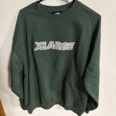 XLARGE ダークグリーン スウェット XL