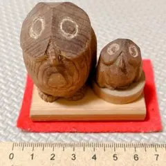 貴重⭐︎厄去る⭐︎屋久杉猿夫婦おきもの - メルカリ