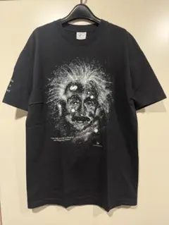 90s アインシュタイン フェード 蓄光Tシャツ ヴィンテージ スミクロ S