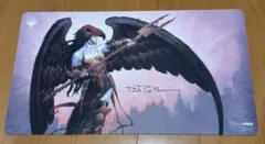 期間限定【超美品】mtg 稲妻の天使 プレイマットrk post直筆サイン入り
