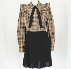 【未着用】SNIDEL スナイデル フリルミニプリントワンピ ワンピース