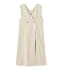 美品　ダブルボタンジャンスカ NATURAL BEAUTY BASIC