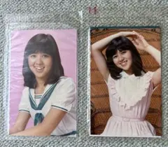 石野真子　カラープロマイド　２枚セットのサムネイル