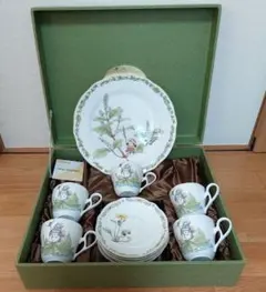 Noritake トトロ ティーカップ５客セット、大皿１枚　未使用品