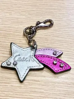 美品】COACH コーチ キーホルダー 星 スター バッグチャーム - メルカリ