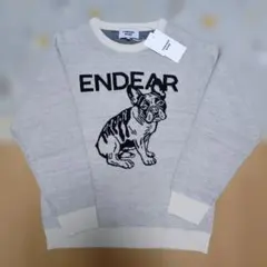 新品タグ付き TOWARD ROBE 犬刺繍 ニットセーター 160