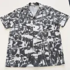 ZARA ザラ メンズ トップス 半袖 シャツ 40 M デザイン グレー 白のサムネイル