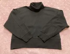 ZARA ブラック タートルネックスウェット　Ｓ