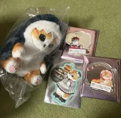 mofusand サメにゃん ぬいぐるみキーホルダー ミラー ステッカー