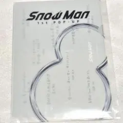 Snow Man POP UP Taipei ミニポスター Lホルダーセット
