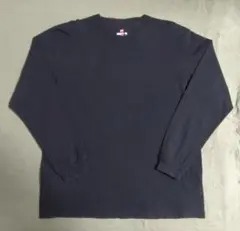 ヘインズ ビーフィー ロングスリーブ Tシャツ ブラック XL H5186のサムネイル