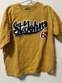St. John's 62 ロゴ 半袖 Tシャツ マスタードのサムネイル