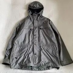 90s POLO SPORTマウンテンパーカー　旧ロゴ　テクニカル　グレー　L