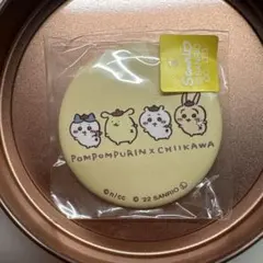 お値下げ中　ちいかわ ポムポムプリン　コラボ 缶バッジ サンリオのサムネイル