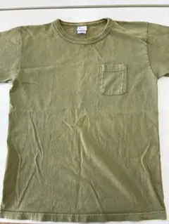 Champion T1011 ポケットTシャツ メンズ オリーブ サイズM