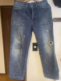 calee ダメージ加工ストレートデニムのサムネイル