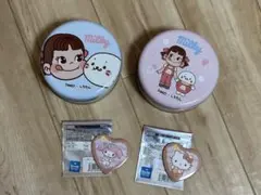 しろたん　ミルキー　缶のみ　サンリオ　コラボ　バッチのサムネイル