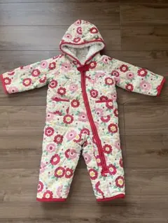 キムラタン　花柄ジャンプスーツ　ベビーアウター　80㎝