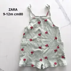 人気商品❗️ZARA kids ロンパース　チューリップ　緑