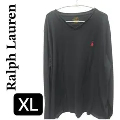 POLO RALPH LAUREN Vネック ロングTシャツ メンズXL