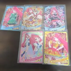 ひみつのアイプリ　サクラ　5枚セット