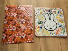 ミッフィー ハンドタオル＆クリアファイル(A4 2枚セット)