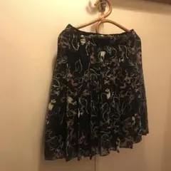 Paul Smith BLACK総柄プリーツスカートサイズ38