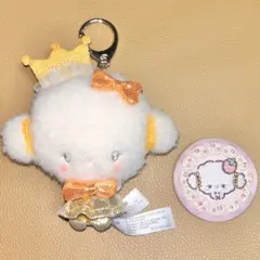 こぎみゅん シークレットマスコットホルダー &刺繍缶バッジ セット
