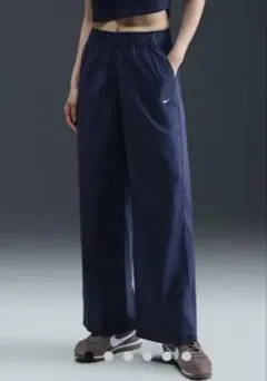 NIKE ウィメンズ ハイウエスト ルーズ オープンヘム パンツ