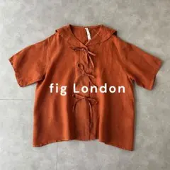 フィグロンドン　fig セーラーカラー　ビッグカラー　ブラウス　リネン　麻のサムネイル